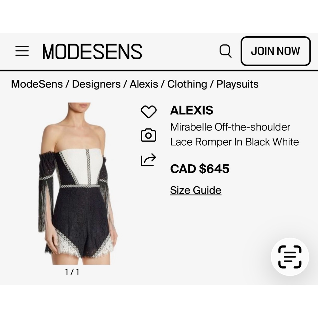 Alexis Mirabelle Romper